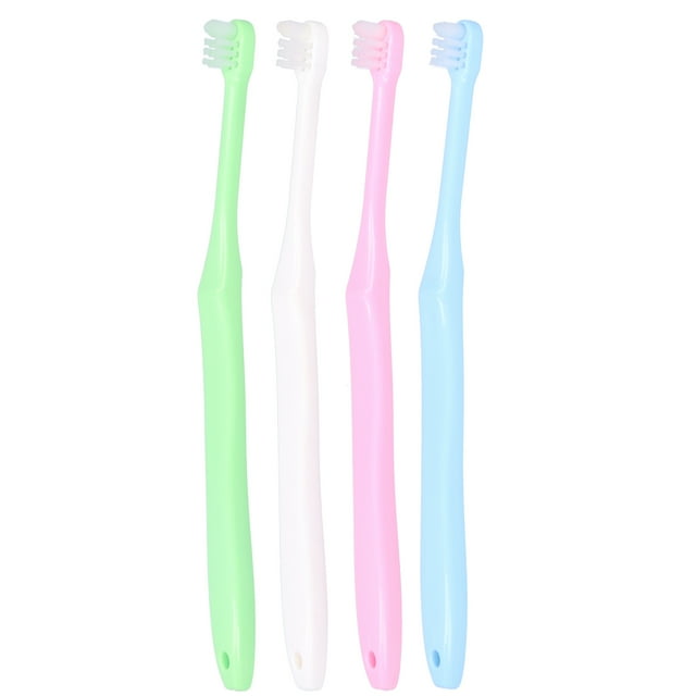 Cepillo de dientes de ortodoncia, 4 piezas de viaje, aparatos ortopédicos portátiles, cepillo de limpieza de ortodoncia, cepillo de dientes de ortodoncia para niños, rendimiento de alta gama
