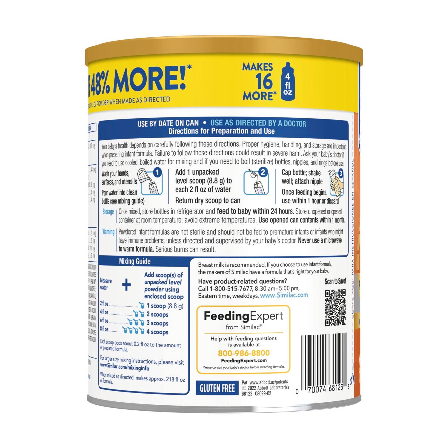 Similac 360 Total Care Sensitive Baby Formula Powder, 30.2-oz Value Can - Walmart.com Similac 360 Total Care Sensitive Baby Formula Powder, 30.2-oz Value Can - Walmart.com