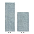thumbnail image 2 of Better Trends Bathroom Rug 2 Piece Set 100% Cotton Soft Luxury Bath Rug Water Absorbent Reversible Machine Washable Runner Mat for Bathroom, Bathtub, Laundry Room 24”x40”|20”x60” Blue Lux Collection, 2 of 4