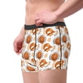 thumbnail image 2 of Gukieu Cute Squirrel Print Men's Boxer Briefs, High Elastic Moisture Wicking Boxer Briefs Underwear-X-Large, 2 of 5