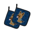 thumbnail image 1 of Carolines Treasures BB7010PTHD Police Allemand Berger Paire de Porte-Pots, 1 of 1