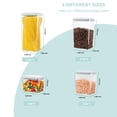 thumbnail image 2 of Recipientes de almacenamiento de alimentos Cozey Daily Pop, 12 unidades (1,2 L a 3,3 L), 2 of 7