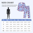thumbnail image 4 of Fotbe coffee love cup winter Pijama de Hombre con Estampado de Manga Larga, Conjunto de 2 Piezas, Ropa de Dormir Suave y Cómoda con Bolsillos-XX-Large, 4 of 7
