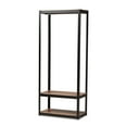thumbnail image 2 of Skyline Decor Black Finished Metal 3-Shelf Free-Standing Closet Storage Organizer, 2 of 9