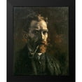 thumbnail image 2 of Van Gogh, Vincent 12x14 Black Modern Framed Museum Art Print Titled - Self Portrait With Pipe, 2 of 5