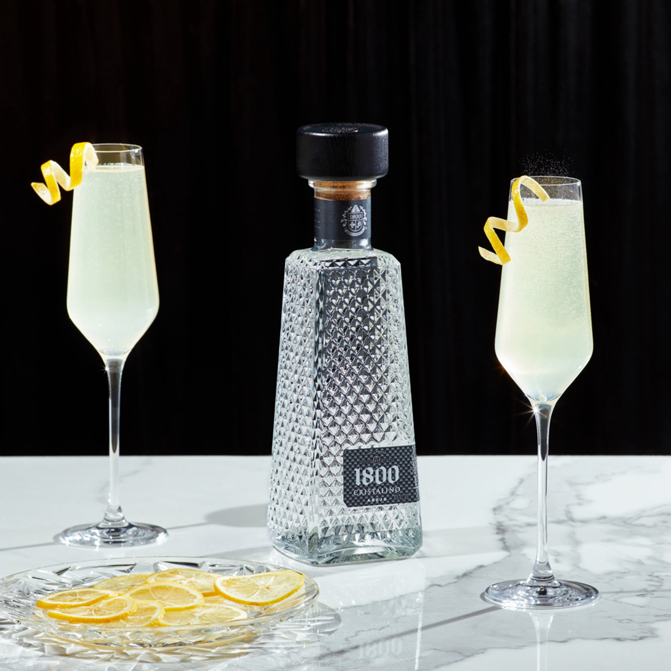 1800 Tequila Cristalino, 375 ml Glass Bottle, 40% ABV - Walmart.com