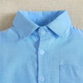 thumbnail image 5 of Toddler Boy Clothes Baby Suits Summer Blue Short Sleeved Shirt Washed Jeans Daily Wear Outfits,2-Piece,Size 2 Years-3 Years, 5 of 9