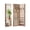 04：Oak (Frame-Free), variant on Skyhill Mirror Jewelry Cabinet,40in Jewelry Armoire Organizer,Door or Wall Mounted,6 LED Lights（White）