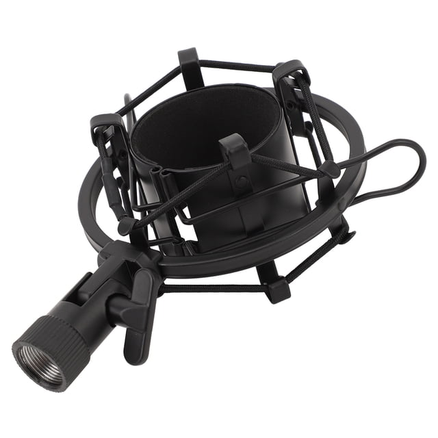 Support de Microphone Anti-Vibration avec Écrou de Conversion 5/8 à 3/8 pour Microphone Rond Diamètre 45-50mm