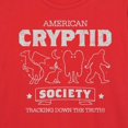 thumbnail image 3 of Instant Message - Cryptid Society - Women's Oversized Graphic T-shirt, 3 of 5