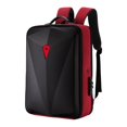 thumbnail image 2 of Mochila para ordenador portátil de 17,3 pulgadas para hombre, bolso para ordenador portátil con cerradura de combinación de 3 dígitos Rojo, 2 of 8