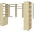 thumbnail image 3 of Easy Track RS1423-T Series Adjustable Shelf, Truffle, 100 lb, 14 in L, 23-7/8 in W, Wood, 3 of 4