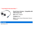 thumbnail image 2 of Knock Sensor Harness - Compatible with 2004 Pontiac GTO, 2 of 2