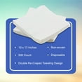 thumbnail image 3 of McKesson Disposable Washcloths - Soft, Absorbent Dry Wipes - 13 in x 13 in, 500 Count, 1 Pack, 3 of 8