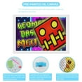 thumbnail image 2 of Geometry Dash Diamond Art Kits for Adults 5D Diamond Art Kit Paint by Number for Beginners, DIY Paint with Round Full Drill Diamonds Paintings Gem Art for Home Wall Decor Gift 8x12, 2 of 5