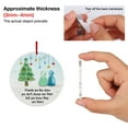 thumbnail image 5 of PPKVUFD Round-Shaped Sea Glass Friendship Decor, Handmade 2D Acrylic Sea Glass Ornament, Warm Friendship Keepsake, Coastal Winter Christmas Tree Decoration, Gifts for Best Friends, 5 of 5