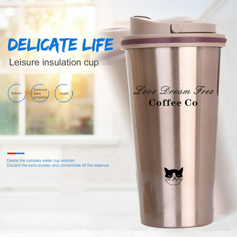 OEM 500ml 32oz 16oz 12oz Double Wall Ceramic Cups Leakproof Stainless Steel  Tumbler Vacuum Travel Coffee Mug with Lid - China Mug Cup and Custom Mug  price