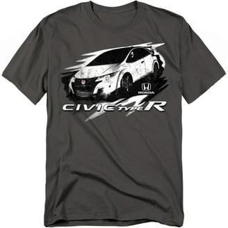 Honda Auto T-Shirt Distressed Horizontal Logo Unisex Graphic Tee