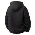 thumbnail image 2 of Daznico Mens Winter Jacket - Outdoor Casual Jacket Breathable Windproof Coats Versatile Sportswear with Hood for Active -Winter Coats for Men,Color:Black,Size:3XL, 2 of 3