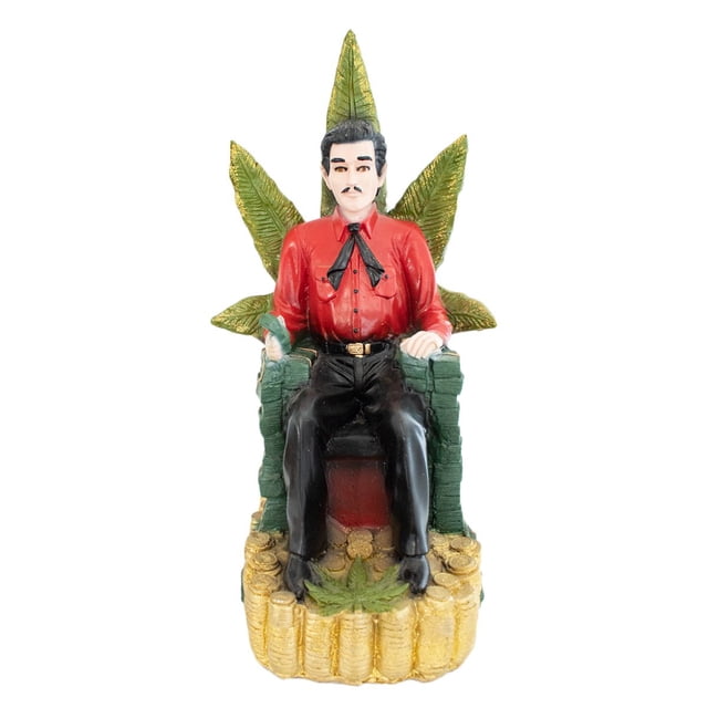 Jesús Malverde Santo Patrono. Curada Y Ritualiza 59cm.