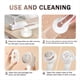 thumbnail image 3 of Afeitadora de Telas Recargable con Luz: Quitapelusas y Bolitas Portátil para Ropa, Suéteres, Alfombras y Sofás. Incluye Cepillo., 3 of 5