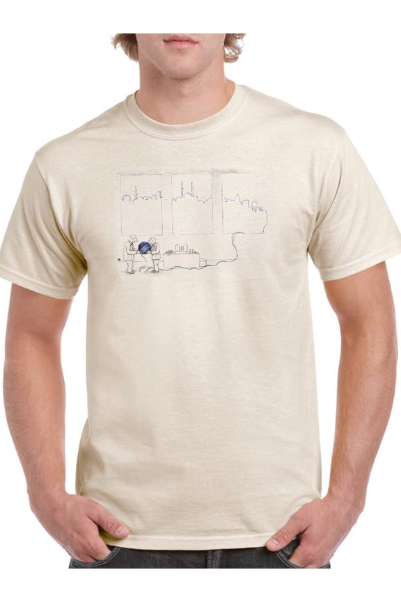 Knitting A Future T-Shirt Men -Askin Ayrancioglu Designs, Male Small