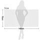thumbnail image 2 of Toalla de baño (70*140 cm), de gran tamaño, suave, súper absorbente y de secado rápido para deportes, fitness, yoga, gris, 2 of 5