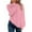Red, variant on Sweat Shirts For Womens Women's Solid Color Sweatshirt Women's Casual Solid Color Crew Neck Long Sleeve Pocket Pullover Sweatshirt