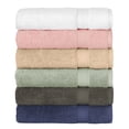 thumbnail image 3 of Authentic Hotel and Spa Authentic Hotel Spa Turkish Cotton Hand Towels (Set of 4) Navy Blue, 3 of 5