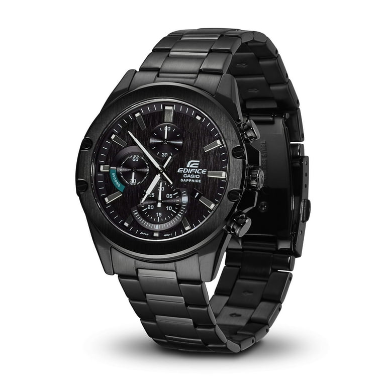 Casio Edifice Chronograph Quartz Black Dial Men's Watch EFR