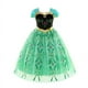 thumbnail image 3 of Vestidos de princesa Elsa Anna de Disney, vestido de malla con lentejuelas para niñas, disfraces de Reina de la nieve de Frozen, vestidos de fiesta de cumpleaños y Carnaval, 3 of 5