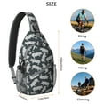 thumbnail image 5 of Watercolor Pig Backpack - Multipurpose Crossbody Shoulder Bag for Women Hiking Backpack, 5 of 6
