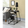 thumbnail image 4 of Furniture of America Lassatov Metal 2-Piece Nesting Table in Matte Black, 4 of 6