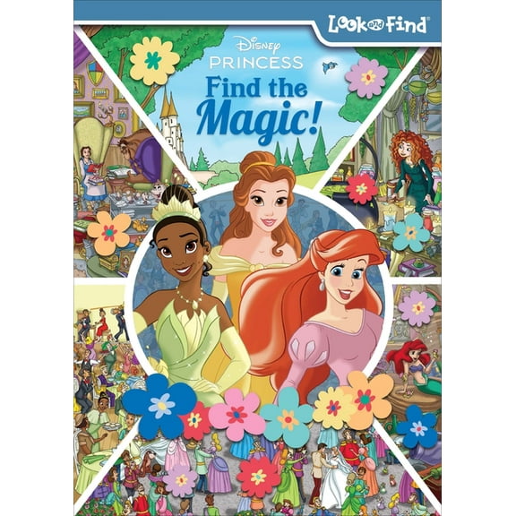 Look and Find Series #4 Disney Princess Find the Magic!: Look and Find, (Hardcover)