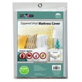 thumbnail image 2 of Storage Solutions PVC Hypoallergenic Mattress Cover and Protector with Zipper - Queen, 2 of 2