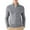 Gray, variant on Men's Full Zip Cardigan Sweater Fall Slim Fit Work Business Knitted Top Big and Tall Stand Collar Sweater Coat M-3Xl