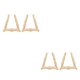 thumbnail image 1 of Minnieouse Pendientes de 2 piezas para mujer, patrón de nudo de bambú, elegancia Vintage occidental, joyería elegante, decoración para mujer, W72820 trapezoidal 2piezas, 1 of 6