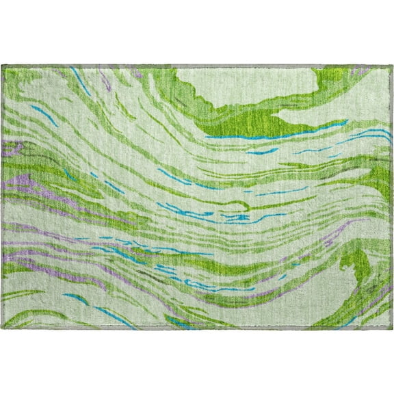 Dalyn Rugs Premium Machine Washable Mayfield AMF1037 Green 1'8" x 2'6" Rug