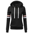 thumbnail image 2 of XINXIAOO Women's Sweatshirts Hoodies Long Sleeve Womens Pullover Sweatshirts Cozy Sweatshirts for Women Black Crewneck Sweatshirt Fall Sweatshirts Streetwear Clothes, 2 of 4