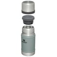 thumbnail image 2 of Stanley Legendary Classic Food Jar 24 oz - Hammertone Silver - Stainless Steel Insulated Jug for Hot & Cold Foods, 2 of 3