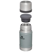 Stanley Legendary Classic Food Jar 24 oz - Hammertone Silver - Stainless Steel Insulated Jug for Hot & Cold Foods
