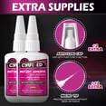 thumbnail image 4 of Super Glue Liquid for Plastic Ceramic Wood, 113.6 Gram Medium Thick All Purpose Clear Cyanoacrylate, 4 of 7