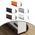 thumbnail image 6 of Whatever You Like-Door Bottom Seal Strip 93cm PVC Soundproof Weatherstrip for Bedroom Doors, Adjustable Width 3.5-5.5cm, Easy Install, Blocks Air Dust Noise (Brown, White, Gray, Black, Or, 6 of 6