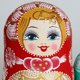 thumbnail image 4 of muñecas nido, 10 piezas, Serie de Muñecas Rusas Muñeca Rusa 10 Piezas en Madera Pintada Artesanal, Regalos, Juguetes, 4 of 5