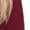 Wine Red, variant on Women's Faux Leather Moto Biker Short Coat Jacket Wine Red M