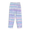 thumbnail image 3 of Lsque Striped Gradient Print Women's Pajama Pants, Lounge Pant - Comfortable Home Wear,Elastic Waistband, Stylish Design-X-Large, 3 of 9