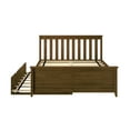 thumbnail image 3 of Max & Lily Full Size Bed Frame with Trundle, Solid Wood Platform Bed with Storage, 3 of 8