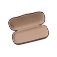 thumbnail image 2 of Faux Leather Eyeglass Case for Medium to Large Frames in Burgundy, 2 of 2