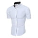 thumbnail image 1 of Camisa Hombre Manga Corta Corte Pegado Casual Camisas, 1 of 6