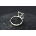 thumbnail image 4 of 926 Sterling Silver Green Amethyst Statement Ring, Emerald Cut Green Amethyst Ring, 4 of 4